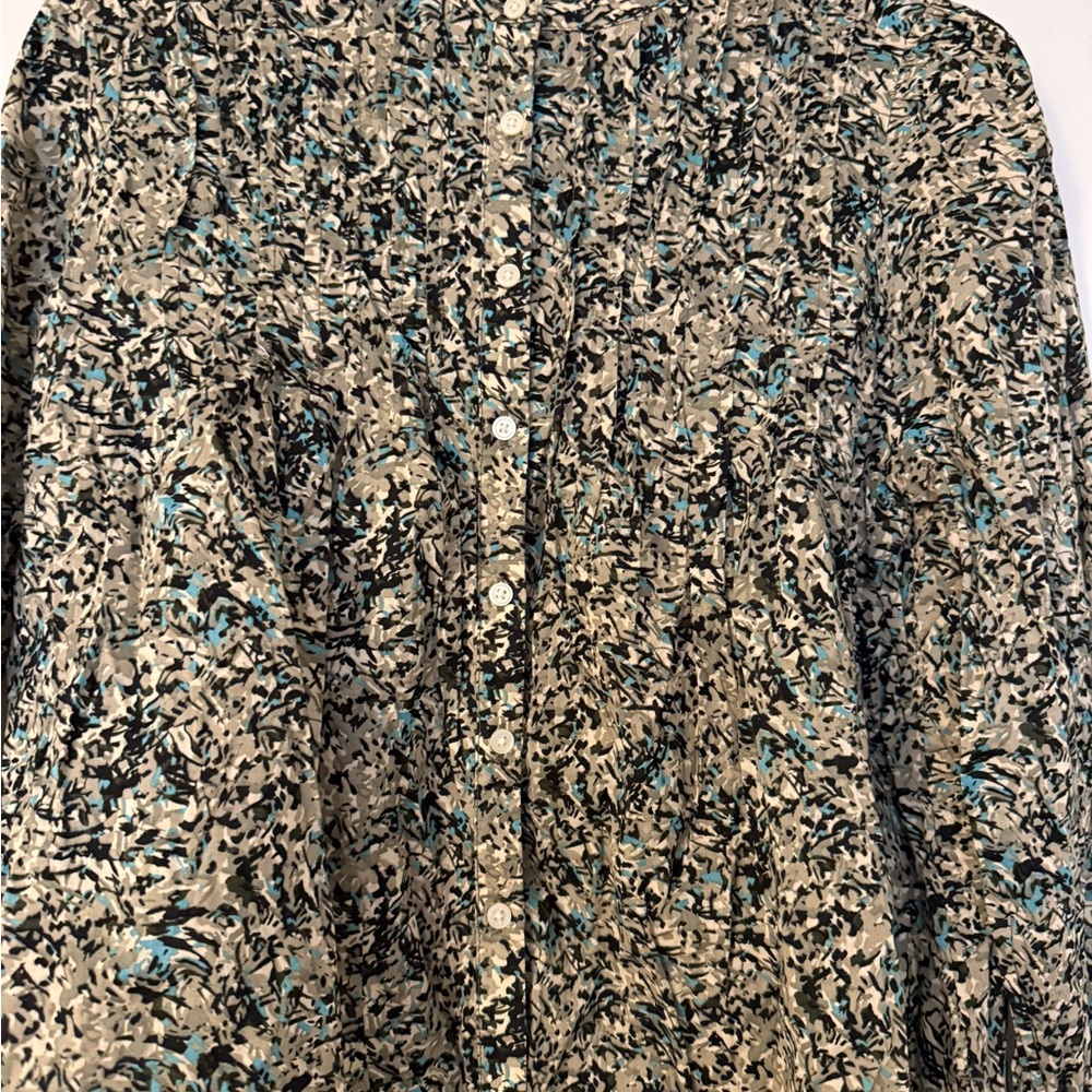 LOFT Abstract Patterned Blouse - Picture 5 of 6